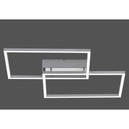 Leuchten Direkt 14018-55 - Lampadario a plafone LED dimmerabile IVEN 2xLED/15W/230V + telecomando