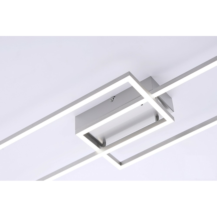 Leuchten Direkt 14019-55 - Plafonnier LED à intensité variable IVEN 2xLED/20W/230V + télécommande