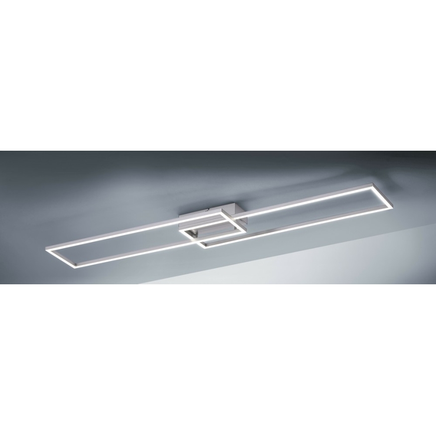Leuchten Direkt 14019-55 - Plafonnier LED à intensité variable IVEN 2xLED/20W/230V + télécommande