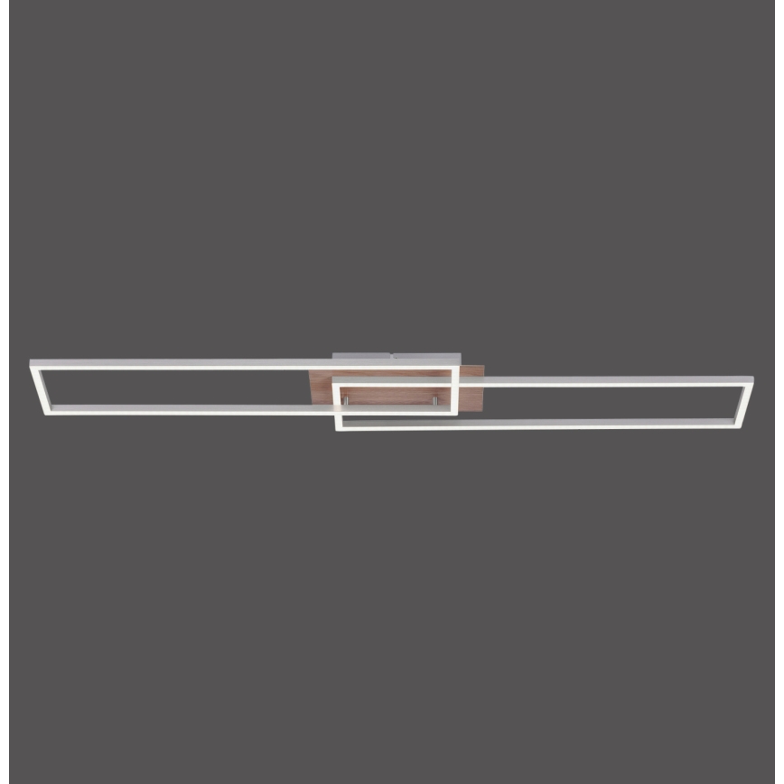 Leuchten Direkt 14019-78 - Plafonnier dimmable LED IVEN 2xLED/20W/230V + télécommande