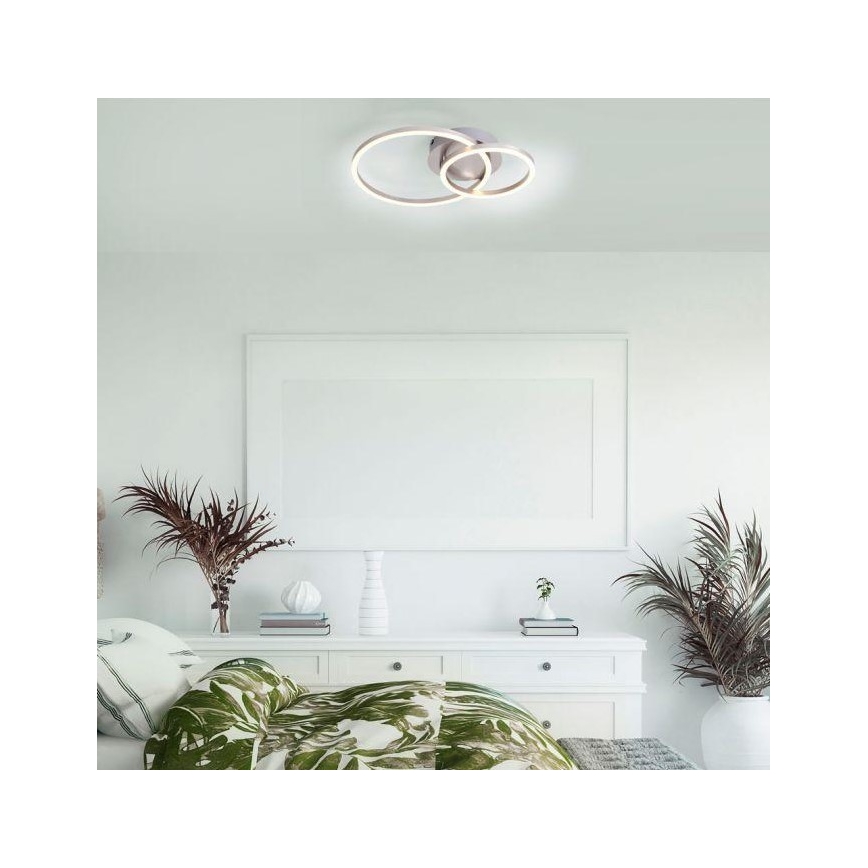 Leuchten Direkt 14021-55 - Lustre monté en surface IVANKA LED/26W/230V