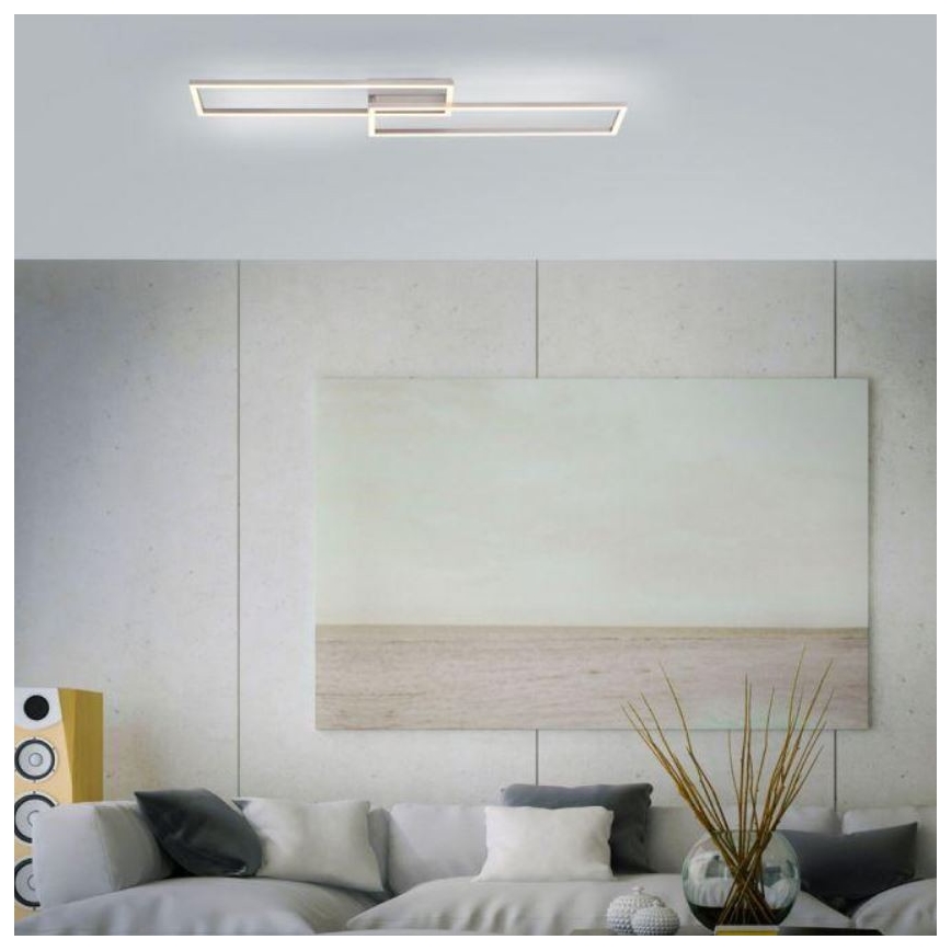 Leuchten Direkt 14023-55 - Lampadario LED da superficie dimmerabile IVEN 2xLED/15,1W/230V