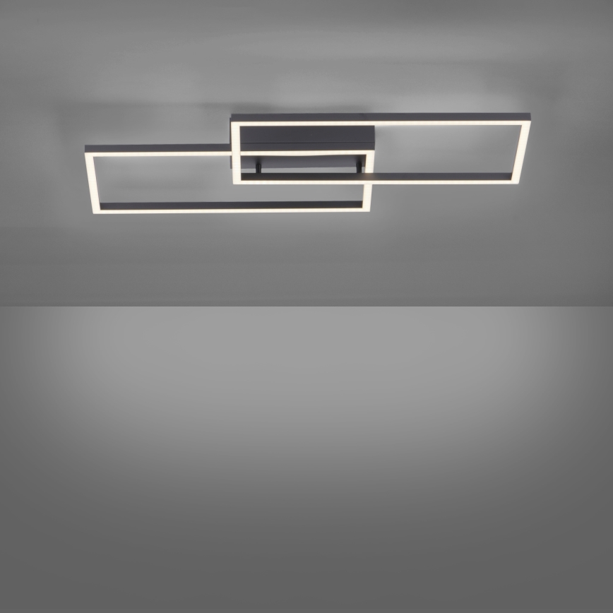 Leuchten Direkt 14140-18 - Plafonnier dimmable LED IVEN 2xLED/13,5W/230V + télécommande