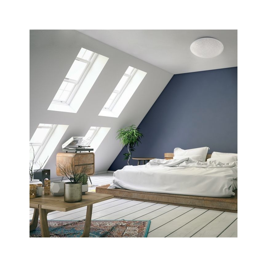 Leuchten Direkt 14241-16 - LED RGB Dimmbare Deckenleuchte SKYLER LED/5,6W/230V + Fernbedienung
