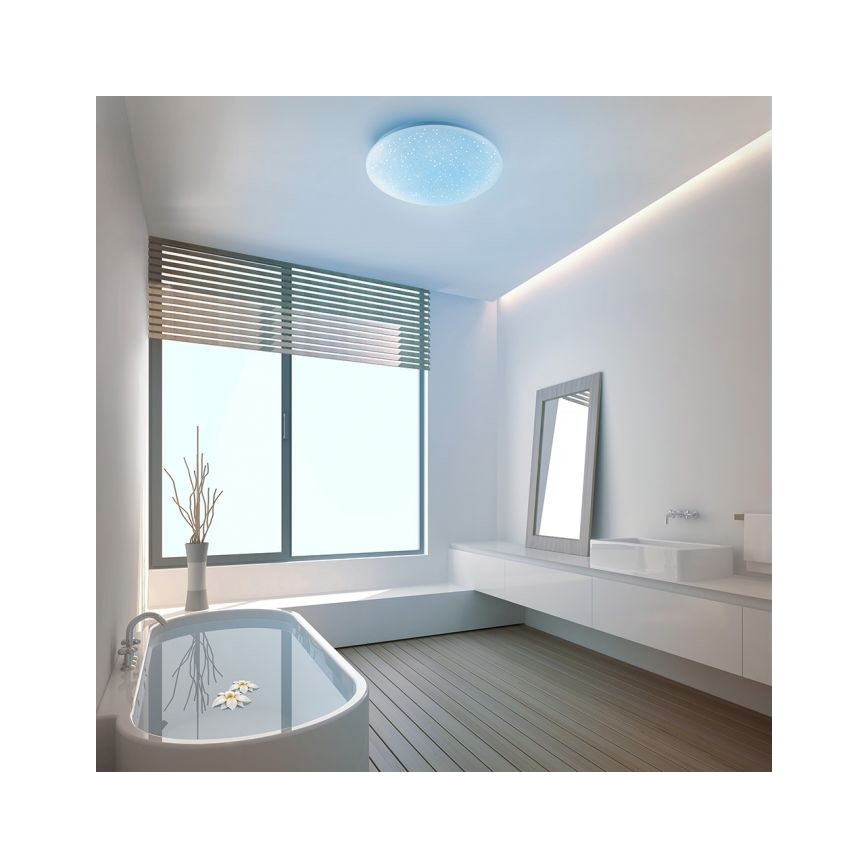 Leuchten Direkt 14241-16 - Plafoniera LED RGB dimmerabile SKYLER LED/5,6W/230V + telecomando