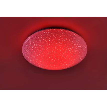 Leuchten Direkt 14242-16 - Plafoniera LED RGB dimmerabile SKYLER LED/18W/230V + telecomando
