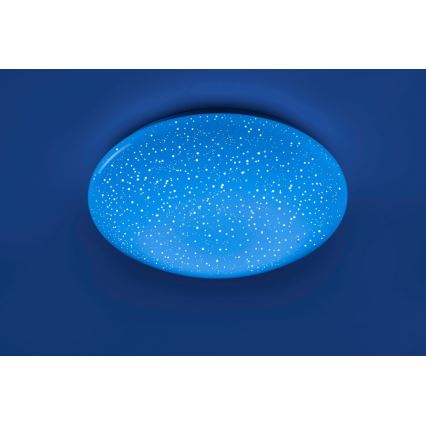 Leuchten Direkt 14242-16 - Plafoniera LED RGB dimmerabile SKYLER LED/18W/230V + telecomando