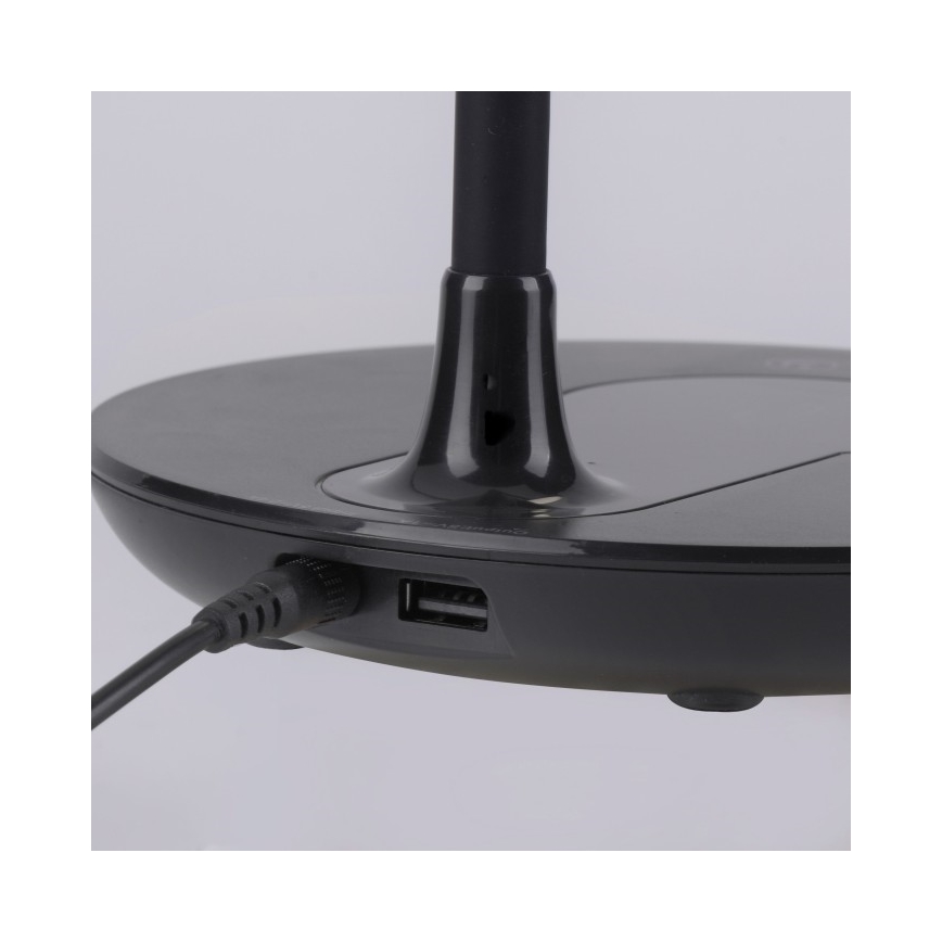 Leuchten Direkt 14416-18 - Lampe à intensité variable tactile avec chargeur ASTRID LED/5W/230V 3000/4000/5500K + USB