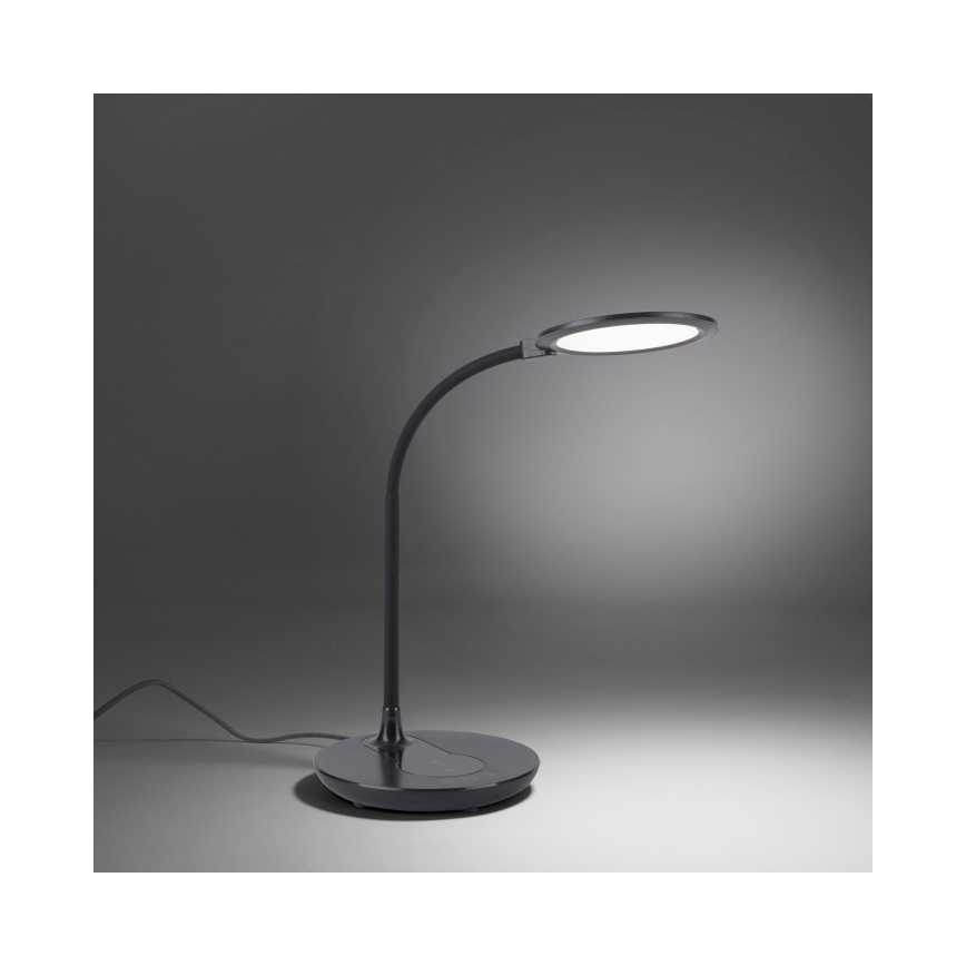 Leuchten Direkt 14416-18 - Lampe à intensité variable tactile avec chargeur ASTRID LED/5W/230V 3000/4000/5500K + USB