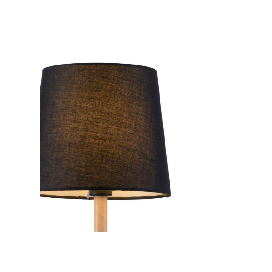 Leuchten Direkt 14423-18 - Lampada da tavolo NIMA 1xE14/40W/230V nera