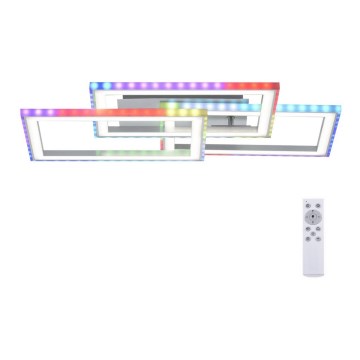 Leuchten Direkt 14636-55 - LED RGB dimmbare Deckenleuchte FELIX LED/35W/230V + Fernbedienung