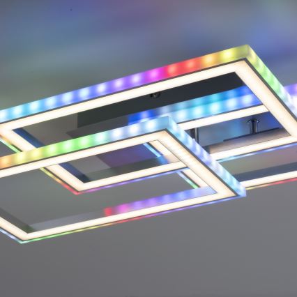Leuchten Direkt 14636-55 - LED RGB dimmbare Deckenleuchte FELIX LED/35W/230V + Fernbedienung