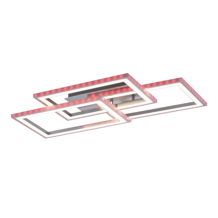 Leuchten Direkt 14636-55- Plafonnier LED RGB à intensité variable FELIX LED/35W/230V + télécommande