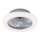 Leuchten Direkt 14645-55 - Luminaire avec ventilateur LEONARD LED/27W/230V