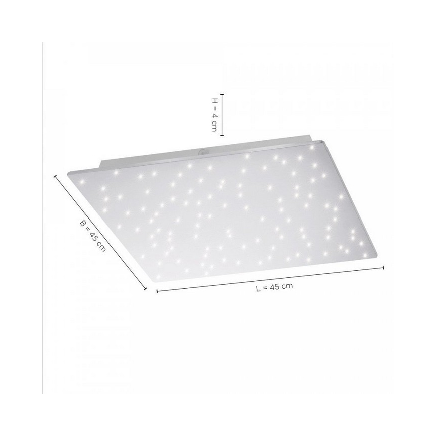 Leuchten Direkt 14671-55 - LED Dimmbare Deckenleuchte SPARKLE LED/18W/230V 2700-5000K + Fernbedienung