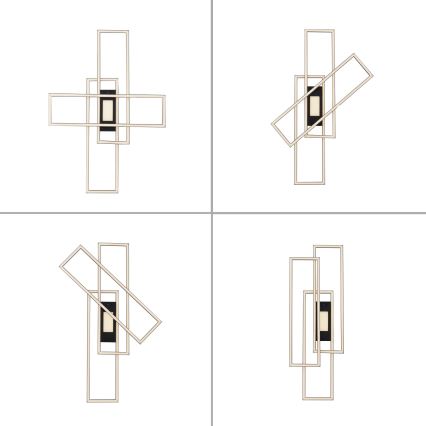 Leuchten Direkt 14693-18 - Plafoniera LED dimmerabile ASMIN LED/48W/230V