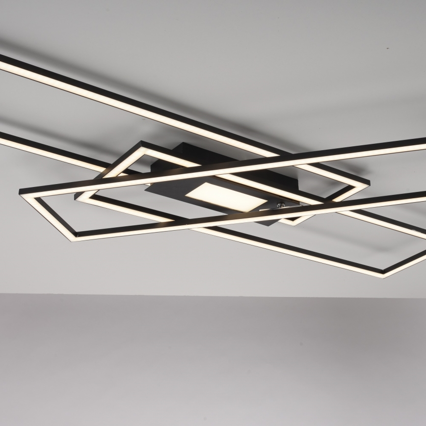 Leuchten Direkt 14693-18 - Plafonnier LED à intensité variable ASMIN LED/48W/230V + télécommande