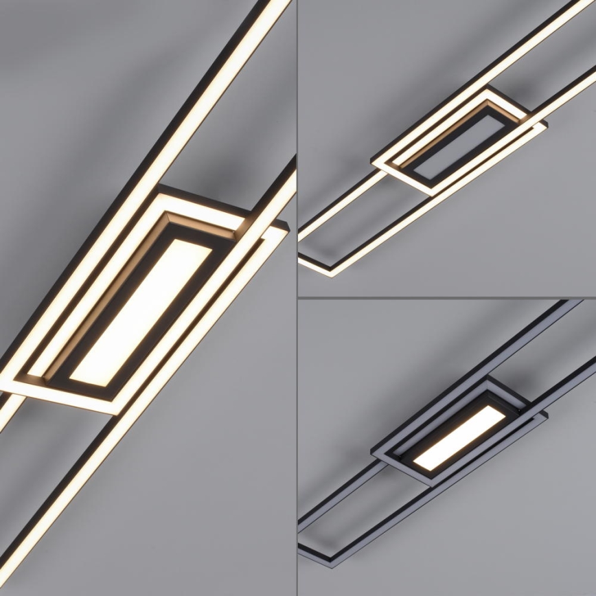 Leuchten Direkt 14696-18 - Lustre à intensité variable pour montage en surface ASMIN LED/45W/230V