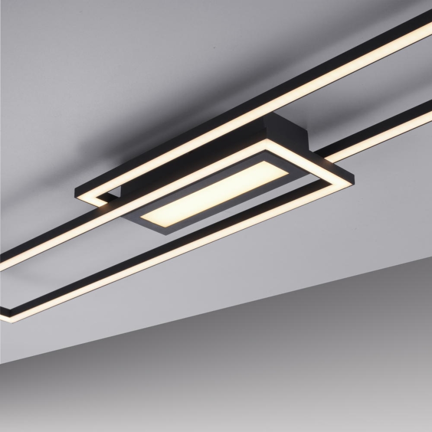 Leuchten Direkt 14696-18 - Lustre à intensité variable pour montage en surface ASMIN LED/45W/230V