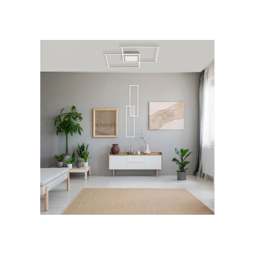Leuchten Direkt 14711-55 - Plafoniera LED dimmerabile ASMIN LED/42W/230V 3000-5000K + telecomando