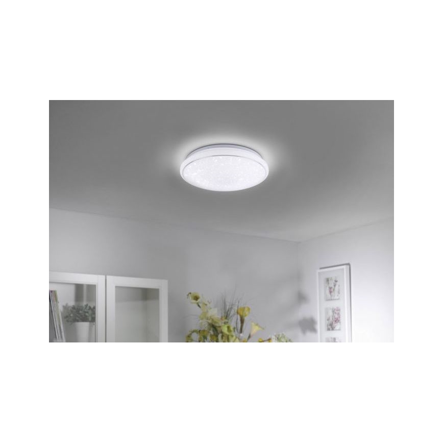 Leuchten Direkt 14743-16 - Plafonnier à intensité variable LED RGB JUPI LED/28W/230V Tuya 2700-5000K + Télécommande