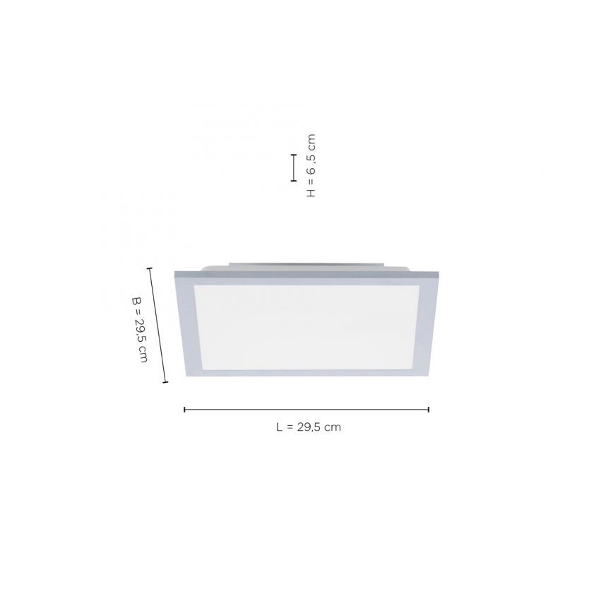 Leuchten Direkt 14750-21 - LED-Deckenleuchte FLAT LED/12W/230V
