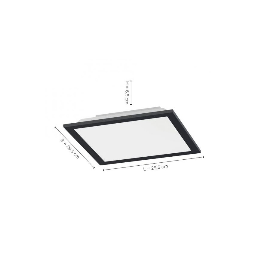 Leuchten Direkt 14754-18- Plafonnier à intensité variable FLAT LED/20W/230V 2700K-5000K +Télécommande