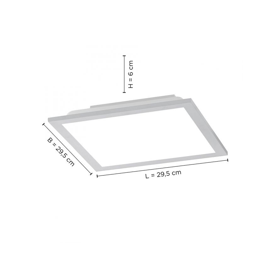 Leuchten Direkt 14754-21- LED Plafoniera dimmerabile FLAT LED/20W/230V 2700K-5000K + telecomando