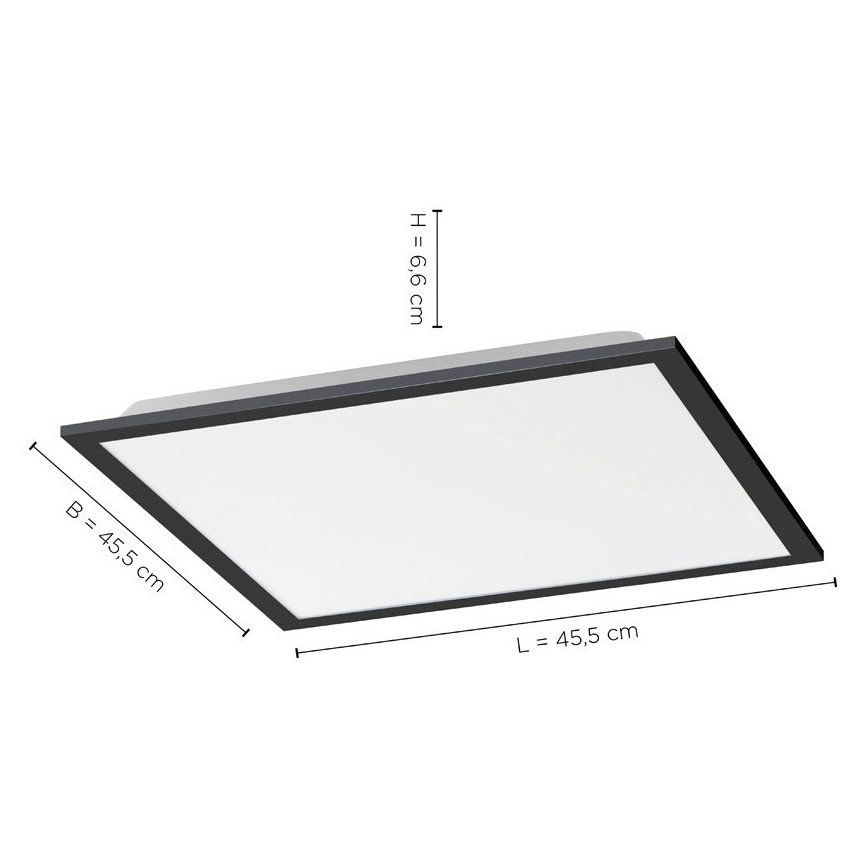 Leuchten Direkt 14755-18 - Plafoniera LED dimmerabile FLAT LED/28W/230V 2700-5000 + telecomando