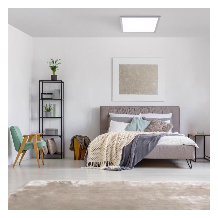 Leuchten Direkt 14755-21- LED Dimmbare Deckenleuchte FLAT LED/28W/230V 2700-5000K + Fernbedienung