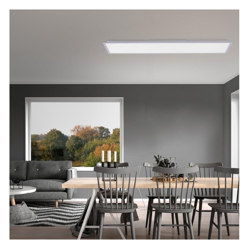 Leuchten Direkt 14757-21- LED Pannello da parete dimmerabile FLAT LED/36W/230V 2700-5000K argento + telecomando