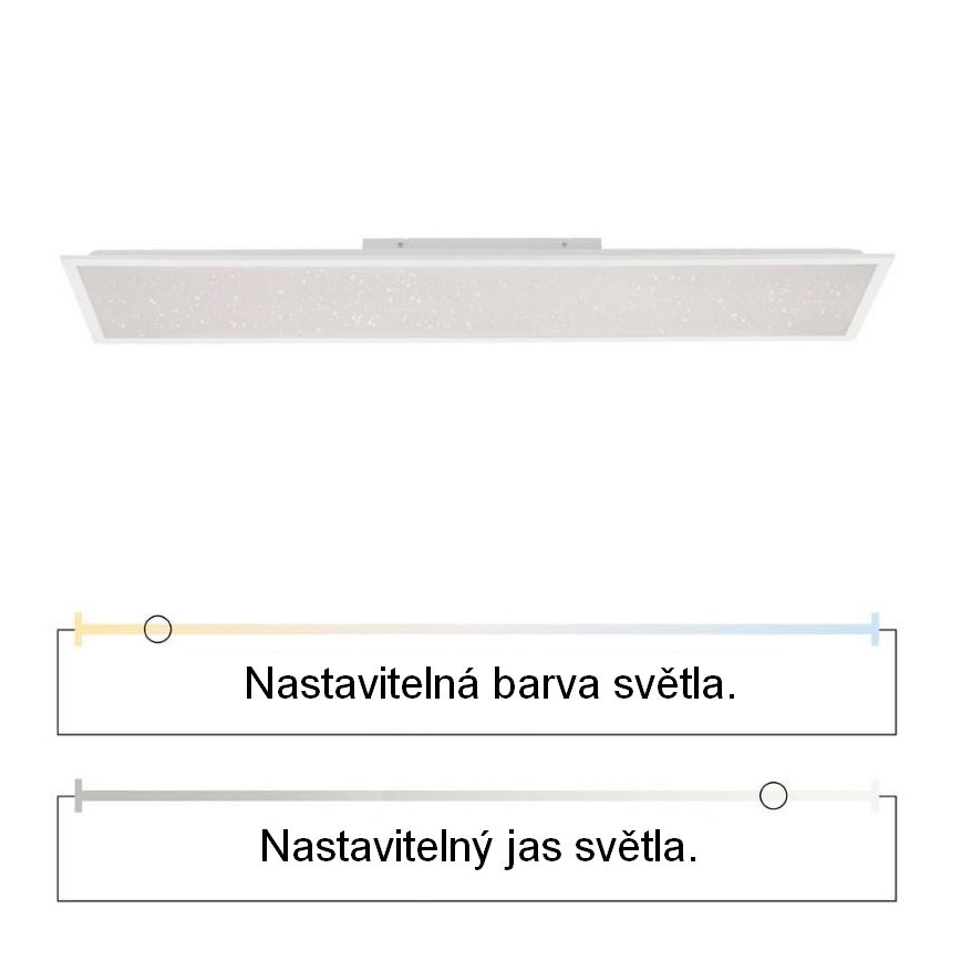Leuchten Direkt 14762-16 - Luminaire à intensité variable STARRYFLAT LED/36W/230V + Télécommande