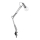 Leuchten Direkt 14773-55 - Lampada da tavolo con morsetto TURN ME 1xE27/60W/230V cromo opaco
