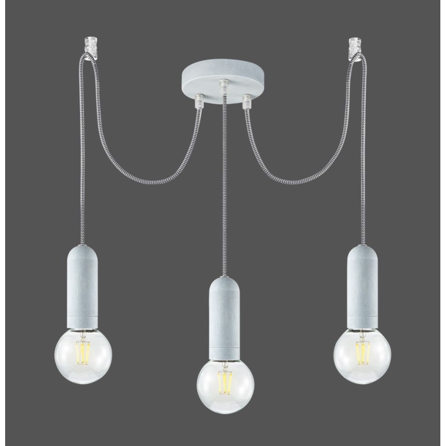 Leuchten Direkt 14776-22 - Lampadario a sospensione con filo TURN ME 3xE27/60W/230V ragno