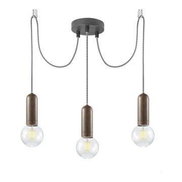 Leuchten Direkt 14776-48 - Hängeleuchte TURN ME 3xE27/60W/230V Spinne