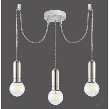 Leuchten Direkt 14776-55 - Lampadario a sospensione con filo TURN ME 3xE27/60W/230V ragno