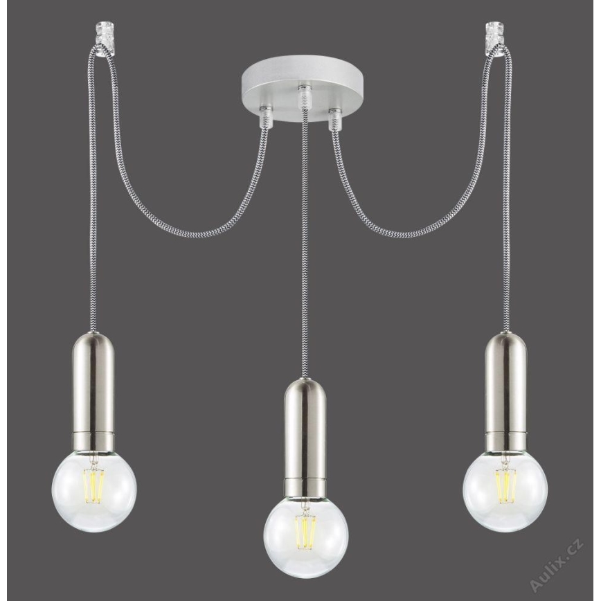 Leuchten Direkt 14776-55 - Lampadario a sospensione con filo TURN ME 3xE27/60W/230V ragno