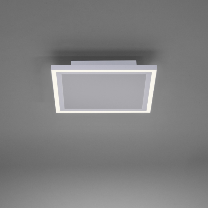 Leuchten Direkt 14850-16 - Plafonnier dimmable LED LED/17W/230V + LED/13W + télécommande