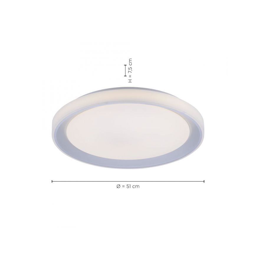 Leuchten Direkt 15110-21 - LED RGB Dimmbare Deckenleuchte LENI LOLASMART LED/40W/230V + Fernbedienung