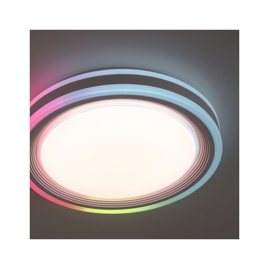 Leuchten Direkt 15152-16 - Plafoniera LED RGBW dimmerabile SPHERIC LED/18W/230V + telecomando