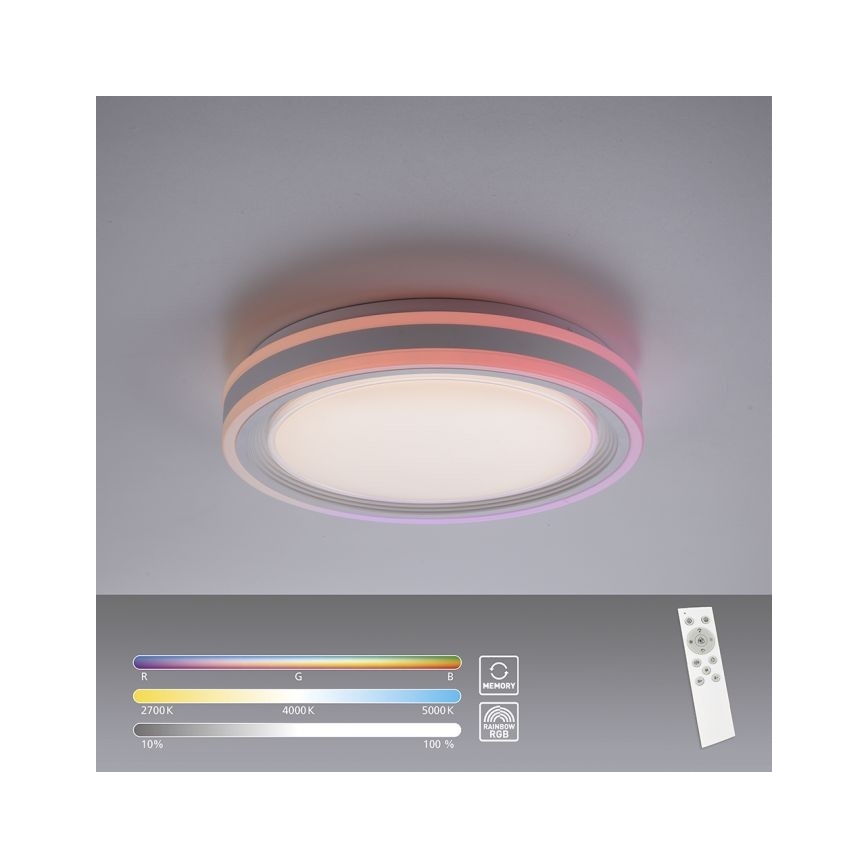 Leuchten Direkt 15152-16 - Plafonnier LED RGBW à intensité variable SPHERIC LED/18W/230V+Télécommande
