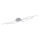 Leuchten Direkt 15167-55 - Plafoniera LED WAWE 2xLED/12,5W/230V+LED/17W cromo satinato