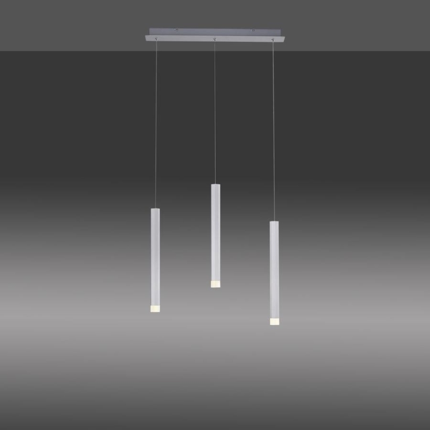 Leuchten Direkt 15203-95 - LED-Kronleuchter an Schnur BRUNO 3xLED/4,8W/230V weiß