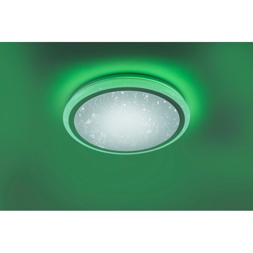 Leuchten Direkt 15220-16 - Luminaire à intensité variable RGB LUISA LED/28W/230V + Télécommande