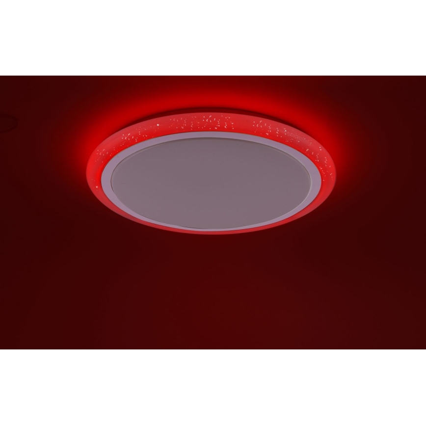 Leuchten Direkt 15230-16 - Plafonnier à intensité variable LED RGB LUISA LED/42W/230V + Télécommande