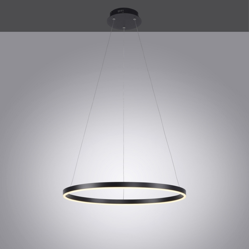 Leuchten Direkt 15394-13-Suspension filaire à intensité variable RITUS LED/30W/230V noire