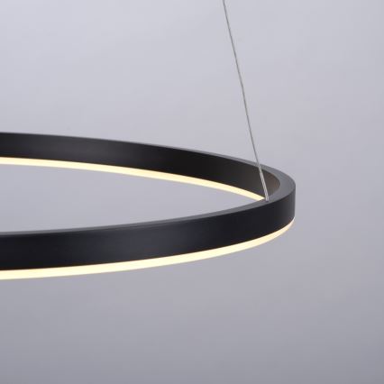 Leuchten Direkt 15394-13-Suspension filaire à intensité variable RITUS LED/30W/230V noire