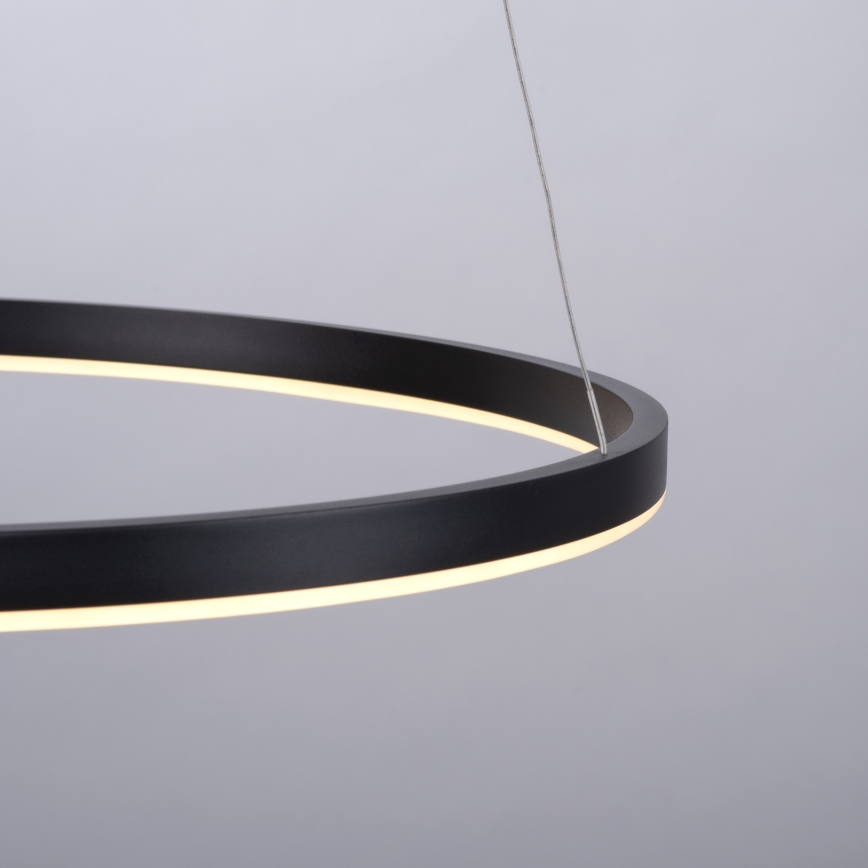 Leuchten Direkt 15394-13-Suspension filaire à intensité variable RITUS LED/30W/230V noire