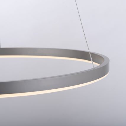 Leuchten Direkt 15394-95 - Suspension filaire à intensité variable RITUS LED/30W/230V chrome mat