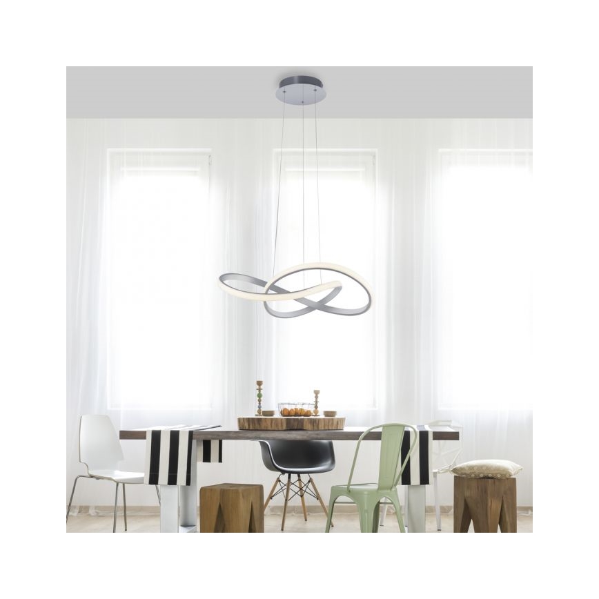 Leuchten Direkt 15402-95 - Lustre monté en surface à intensité variable MARIA LED/25W/230V
